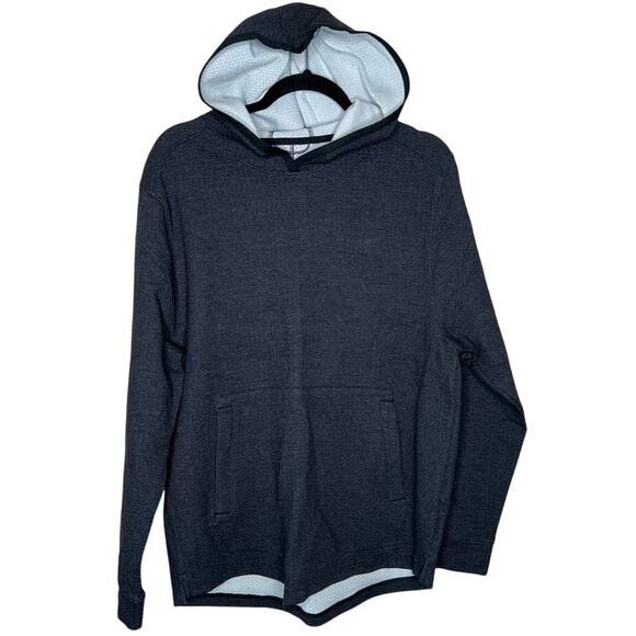 NWT All In Motion Textured Knit Hoodie in Charcoal SIZE MEDIUM - Picture 1 of 7